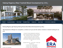 Tablet Screenshot of katongregencycondominium.com